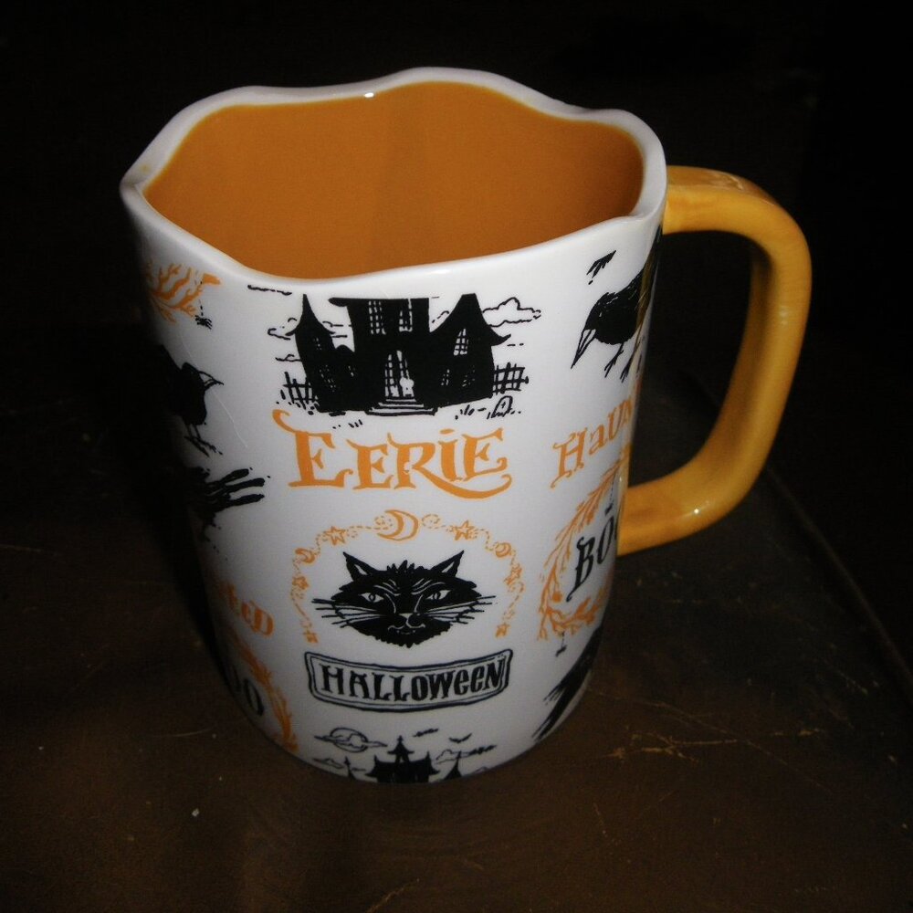 Angela Staehling Halloween Eerie Haunted Boo Fun Ceramic Coffee / Tea Mug